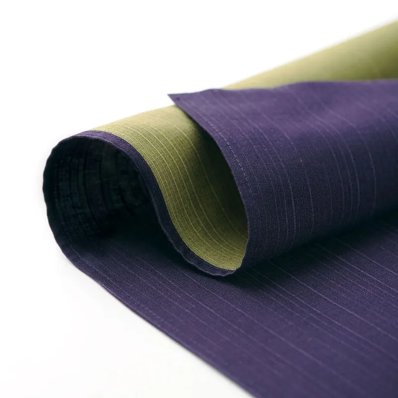 104 Cotton Reversible | Solid Color Purple/Green