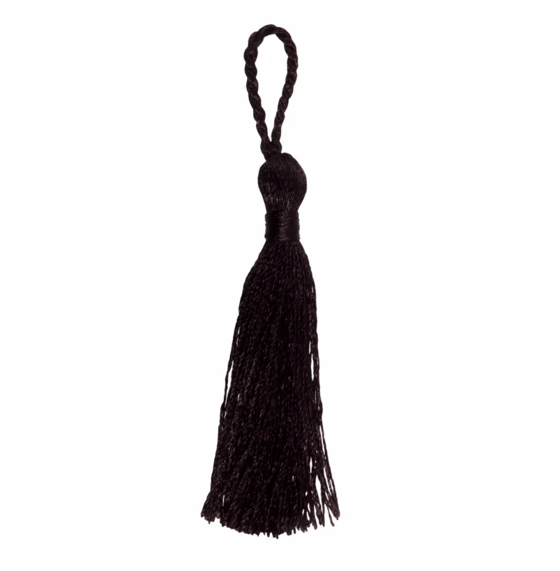 10cm Tassel, Black