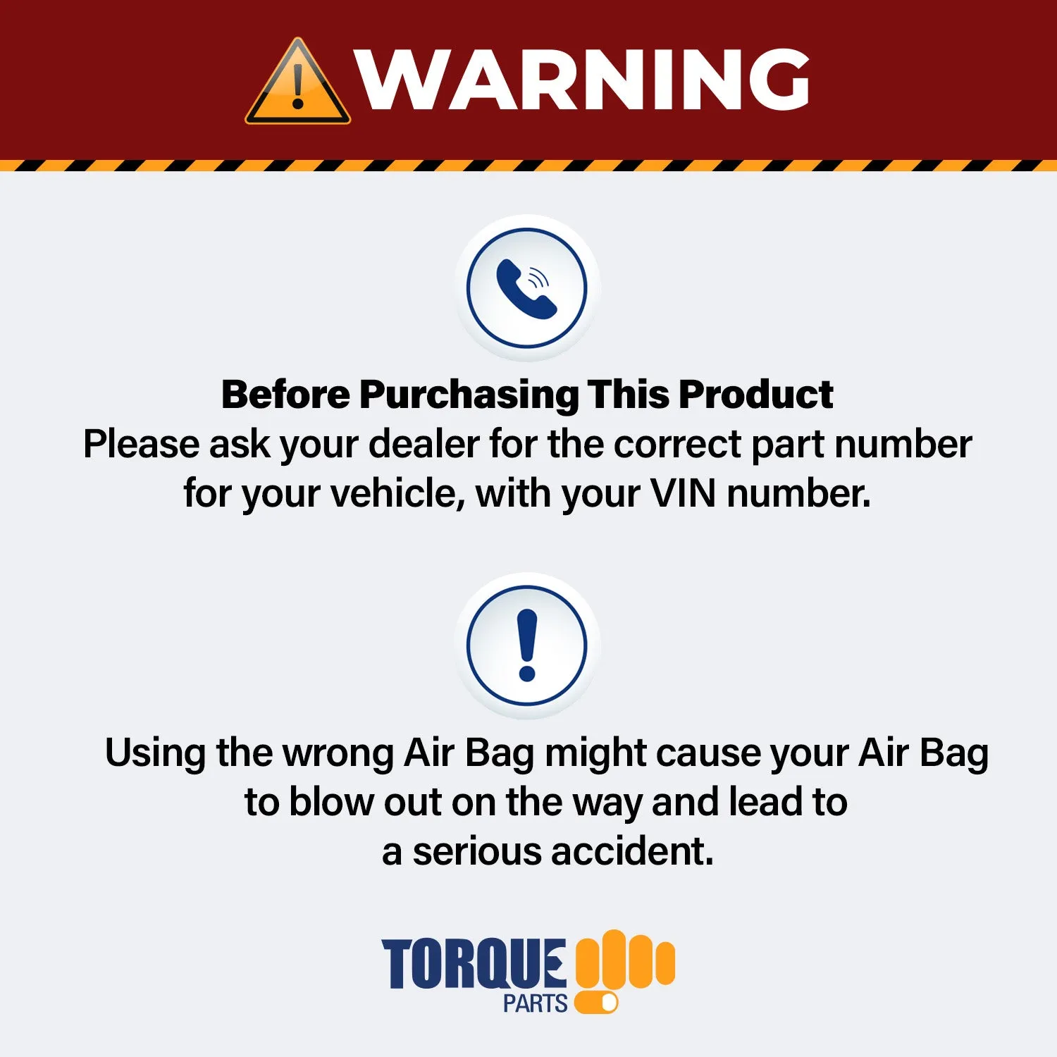 2 pack of TORQUE Trailer Air Spring Bag (Replaces Firestone 8204, Firestone W01-358-8204, Goodyear 1R12-522, Triangle 8484, Holland 905-57-173) (2 x TR8204)