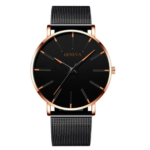 2020 Minimalist Men's Fashion Ultra Thin Watches