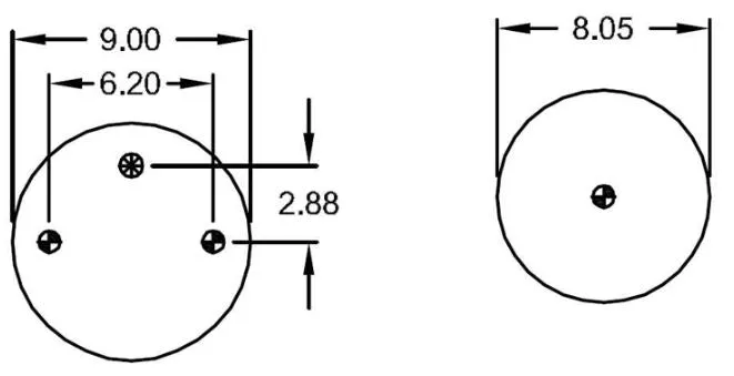 Air Bag Spring Replacement for Kenworth C811011, C81-1011