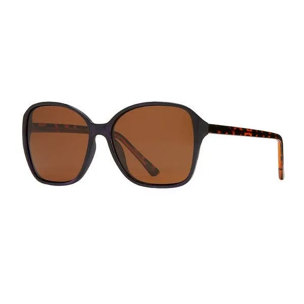 Althea -  Navy Blue/Walnut / Brown Polarized