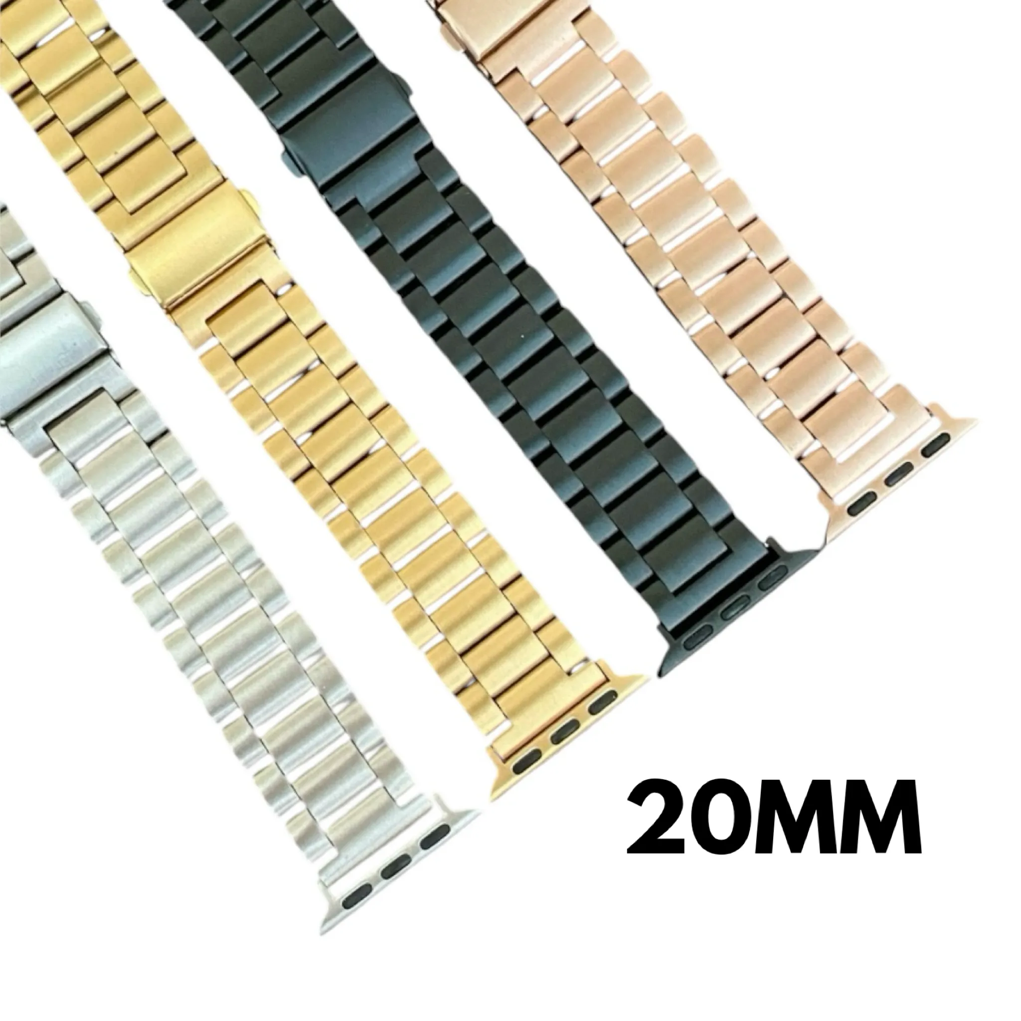 Apple Watch Band 3 Link Stainless Watchband
