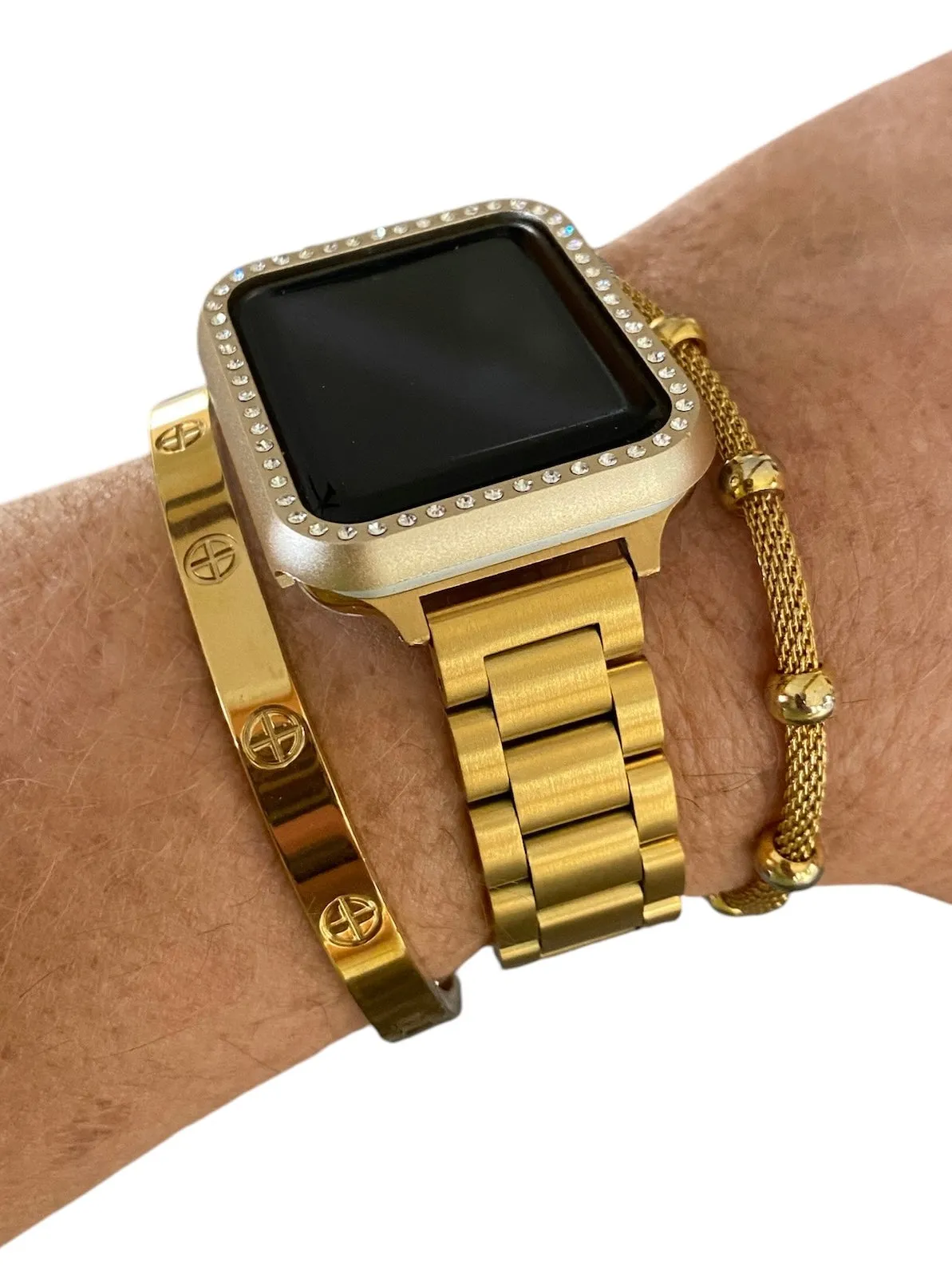 Apple Watch Band 3 Link Stainless Watchband