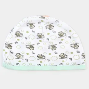 Baby Cap Helicopter Print | 3-6Months