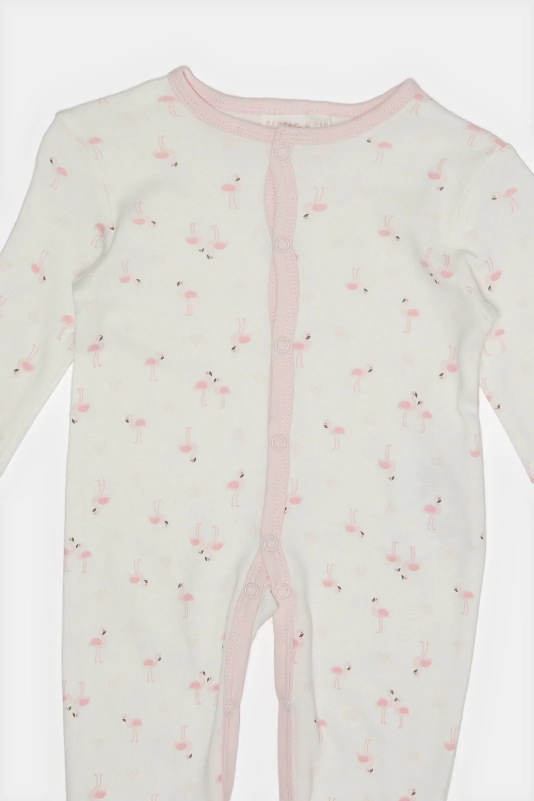 Baby Pink Sleepsuit Gift Set (3 Piece)