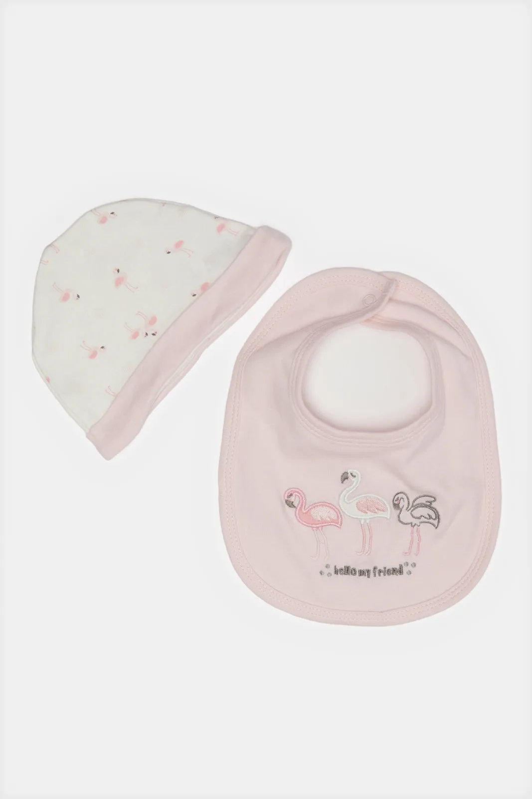 Baby Pink Sleepsuit Gift Set (3 Piece)