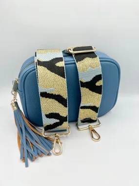 Bag Strap 3 - Light Blue Camo