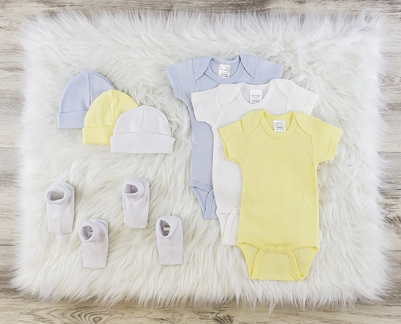 Bambini 9 Pc Layette Baby Clothes Set