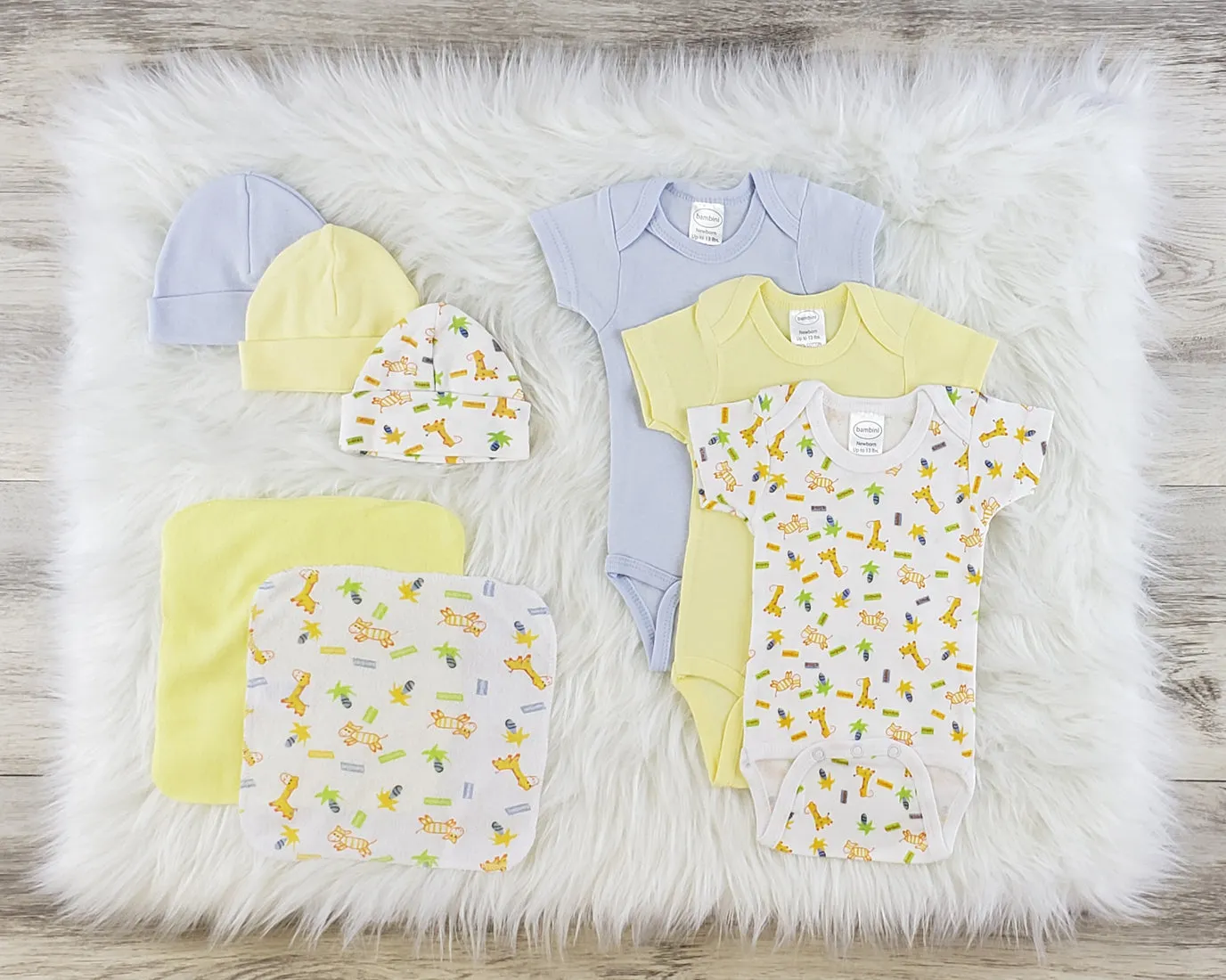 Bambini 9 Pc Layette Baby Clothes Set