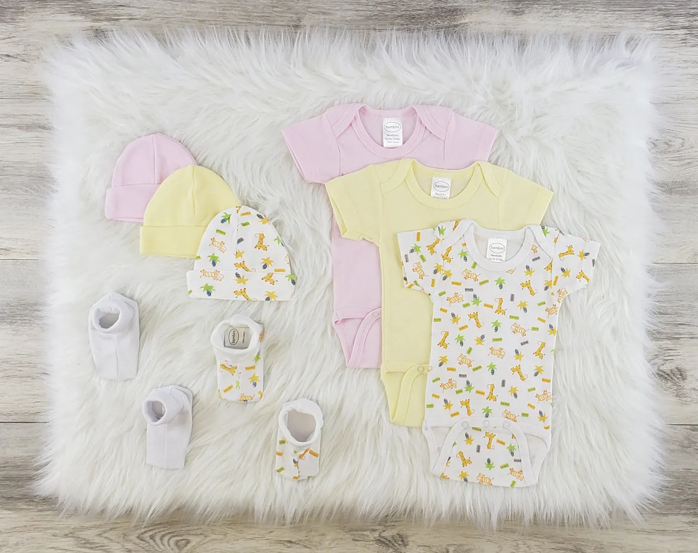 Bambini 9 Pc Layette Baby Clothes Set