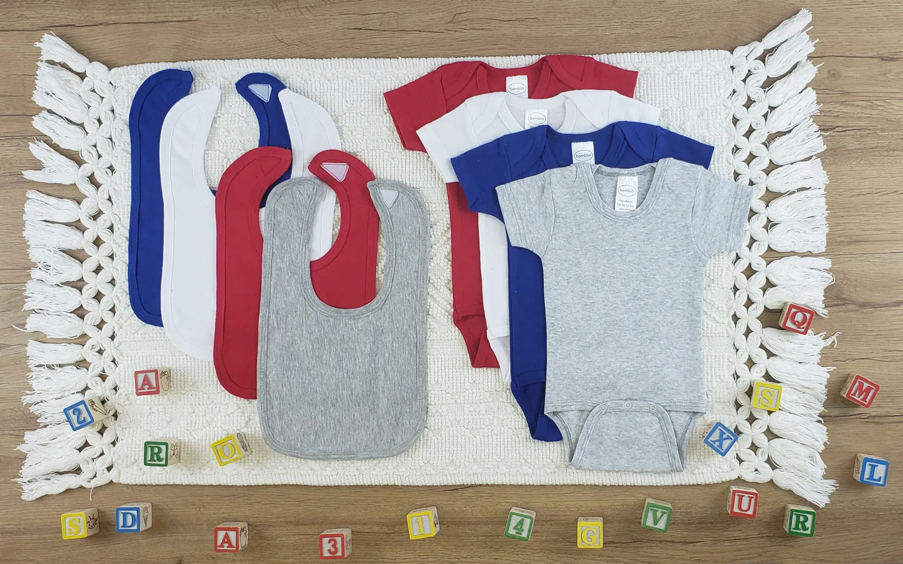 Bambini 9 Pc Layette Baby Clothes Set