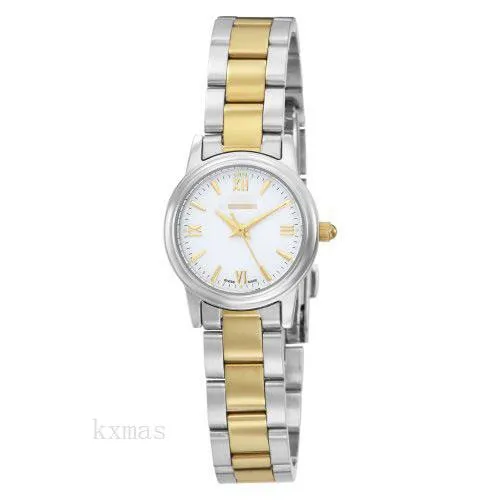 Beautiful Affordable Twotone Stainless Steel 12 mm Watch Band Replacement 508937-47-23-50_K0024217