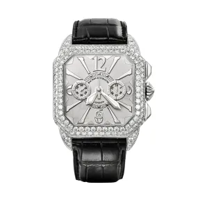 Berkeley Steel Chronograph 43 Luxury Diamond Watch for Men - 43 mm Stainless Steel - Backes & Strauss