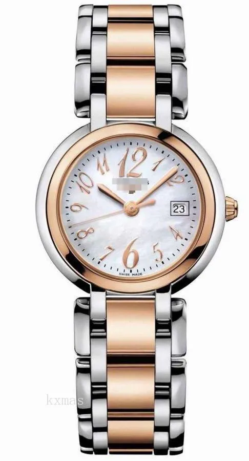 Best Buy Stainless Steel And 18Ct Rose Gold Wristwatch Band L8.110.5.83.6_K0002107