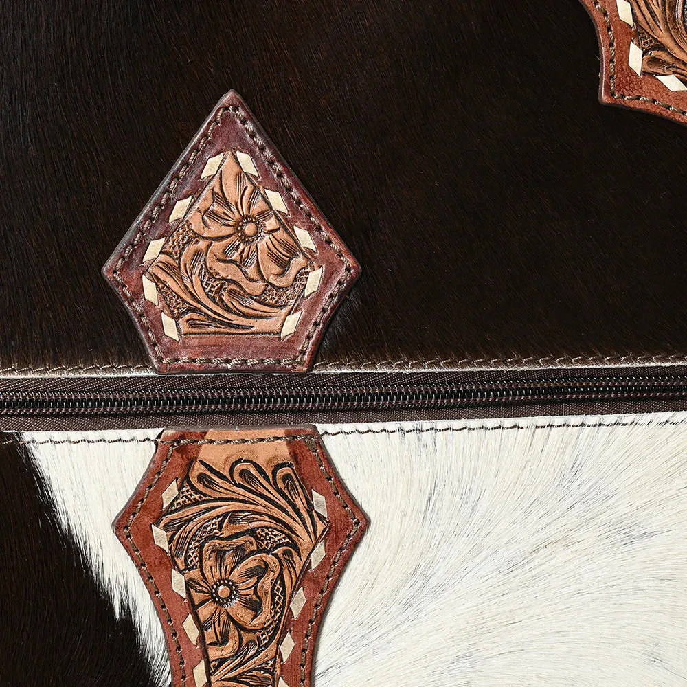 Birmingham Hand Tooled Leather Suitcase