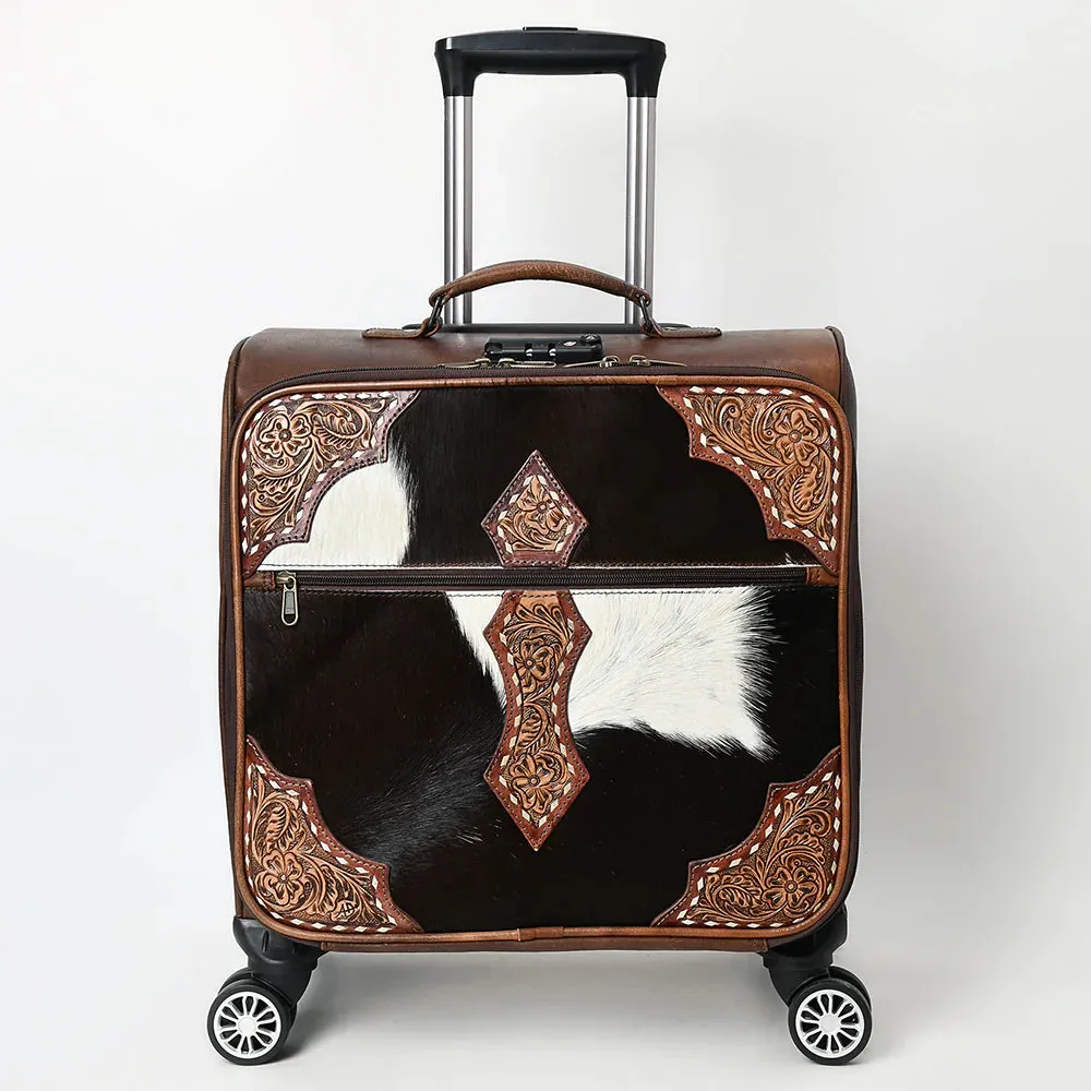Birmingham Hand Tooled Leather Suitcase