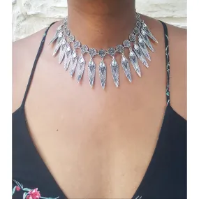 Boho Floral Statement Necklace