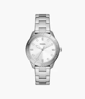 BQ3885 - Fossil Dayle Three-Hand Stainless Steel Watch