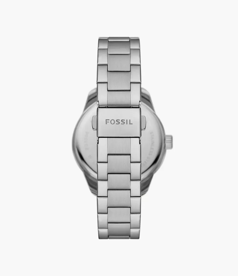 BQ3885 - Fossil Dayle Three-Hand Stainless Steel Watch