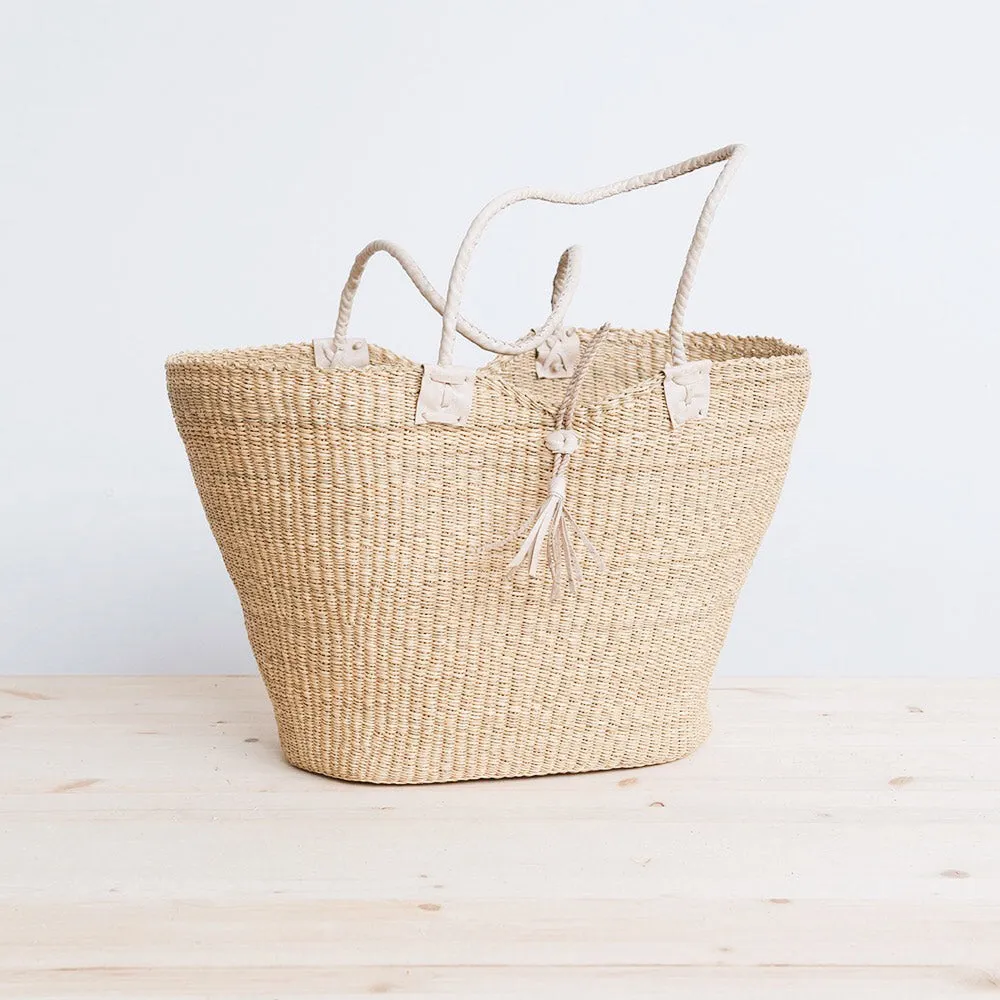 Braided Tassel Shopper