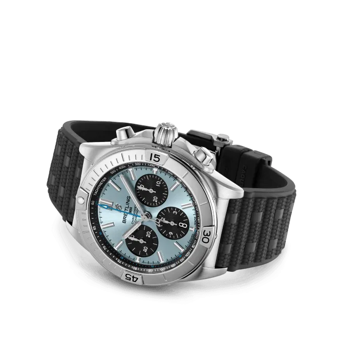 Breitling Chronomat Chronograph  Stainless steel & Platinum Men's Watch
