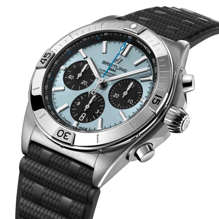 Breitling Chronomat Chronograph  Stainless steel & Platinum Men's Watch