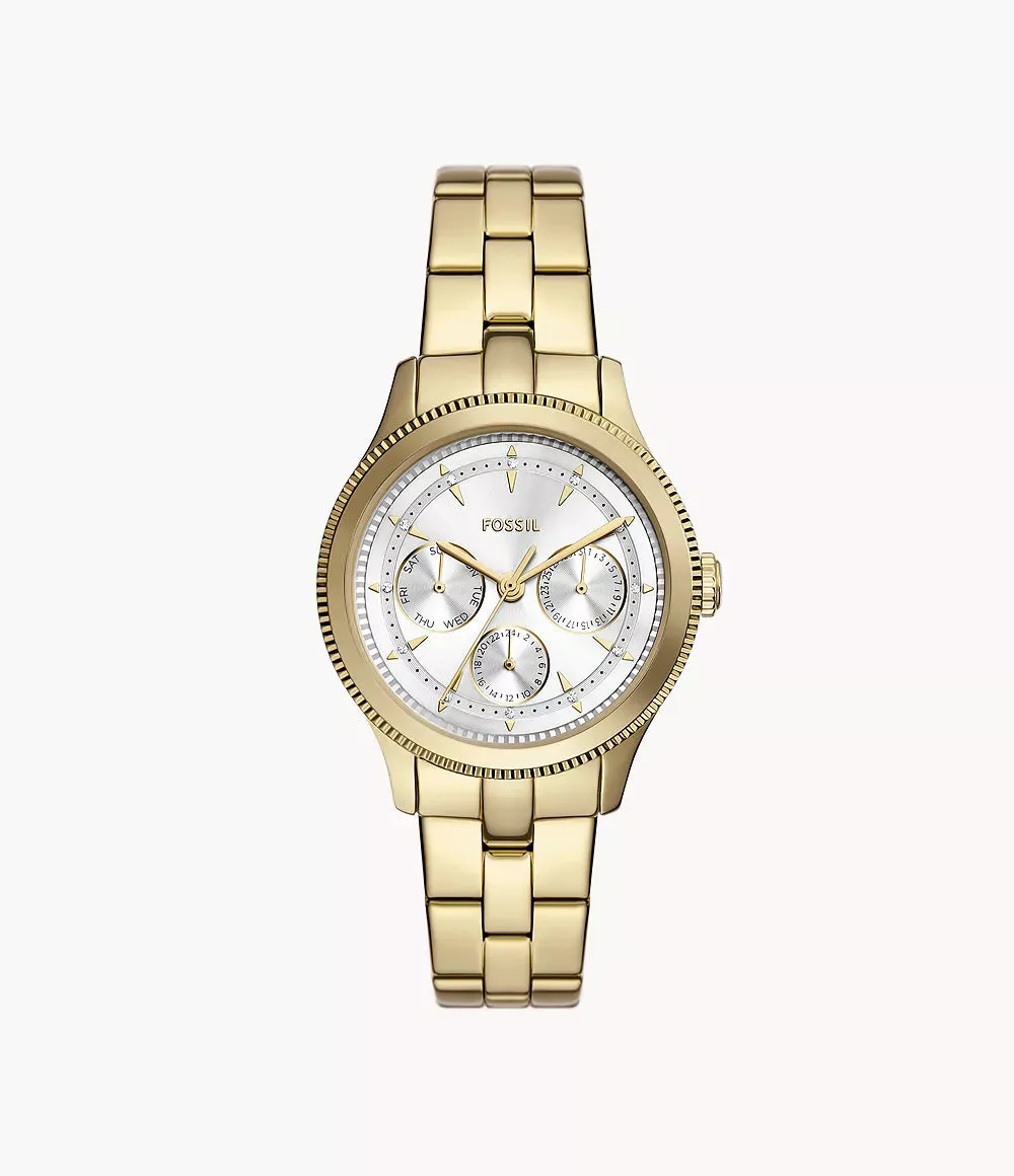 Brynn Multifunction Gold-Tone Stainless Steel Watch BQ3994