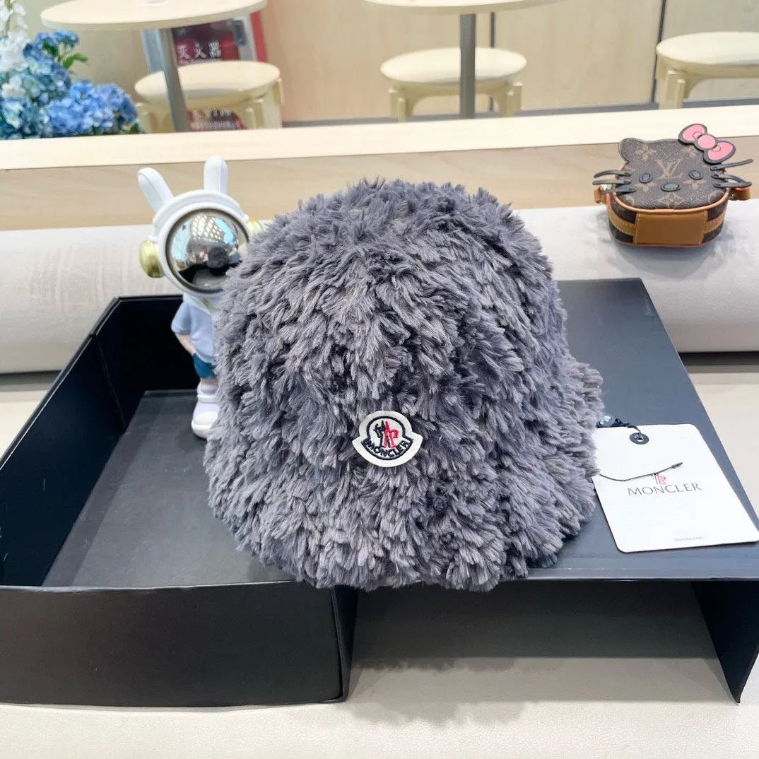 BUCKET HAT IN SLATE GRAY FLEECE 435041