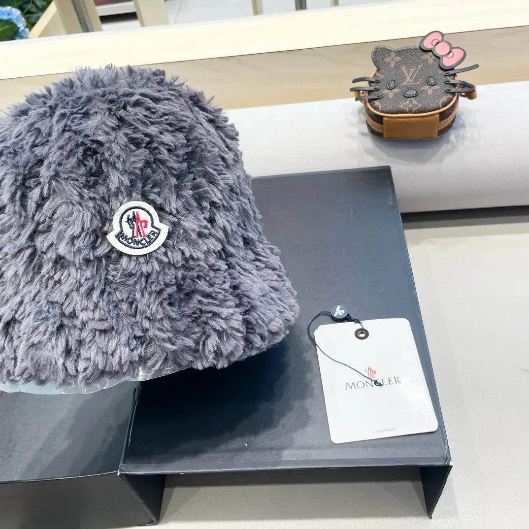 BUCKET HAT IN SLATE GRAY FLEECE 435041