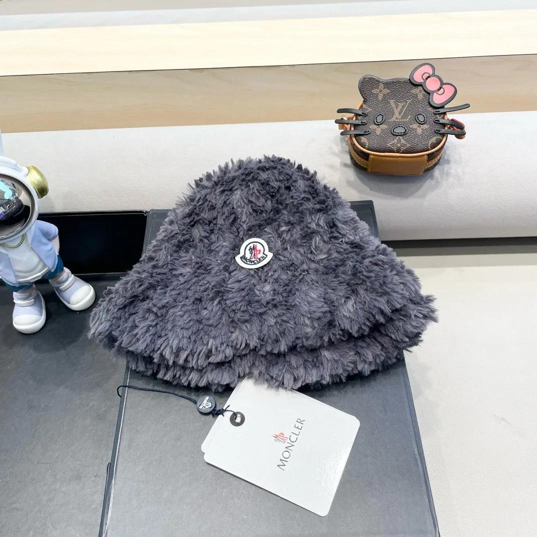 BUCKET HAT IN SLATE GRAY FLEECE 435041