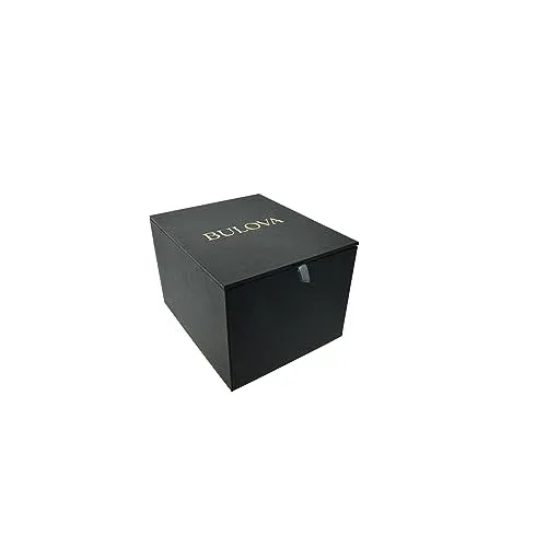 Bulova Men's Icon High Performance Quartz Chronograph Gold Stainless Steel Watch, Black Dial Style: 97B218