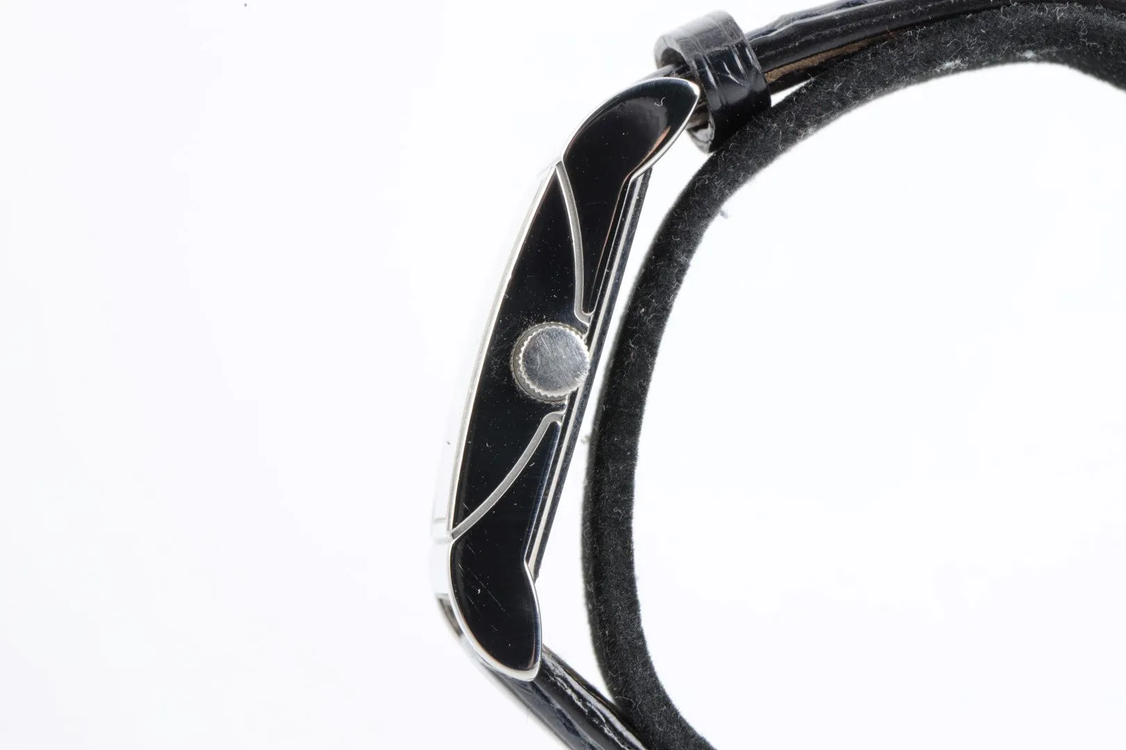 Bvlgari Rettangolo RT39 S Factory Black Diamonds 21mm Ladies Watch