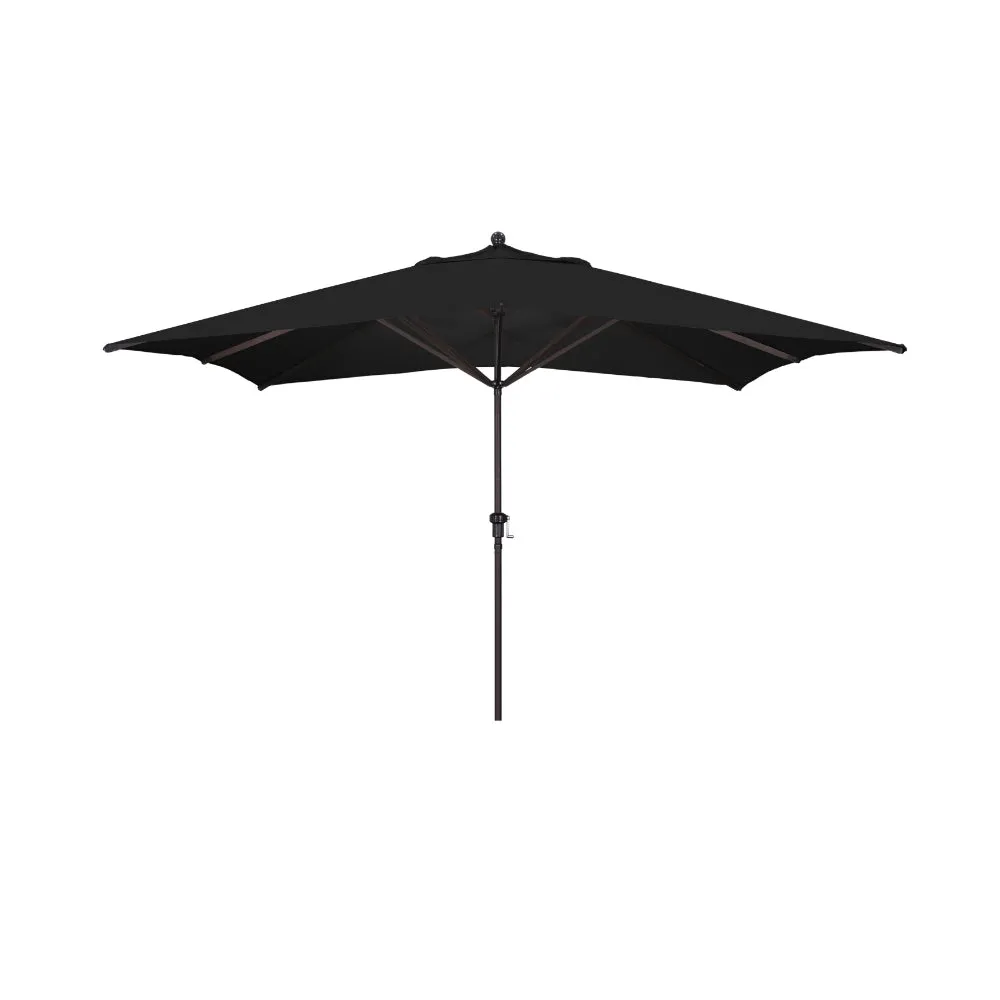 California Umbrella 11' Tahoe Series Patio Umbrella With Bronze Aluminum Pole Aluminum Ribs  Crank Lift With Sunbrella Fabric