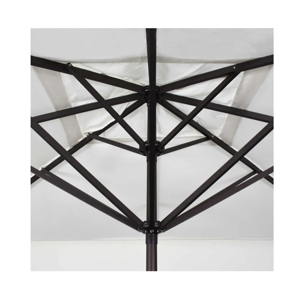 California Umbrella 11' Tahoe Series Patio Umbrella With Bronze Aluminum Pole Aluminum Ribs  Crank Lift With Sunbrella Fabric