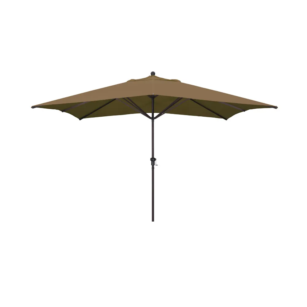 California Umbrella 11' Tahoe Series Patio Umbrella With Bronze Aluminum Pole Aluminum Ribs  Crank Lift With Sunbrella Fabric