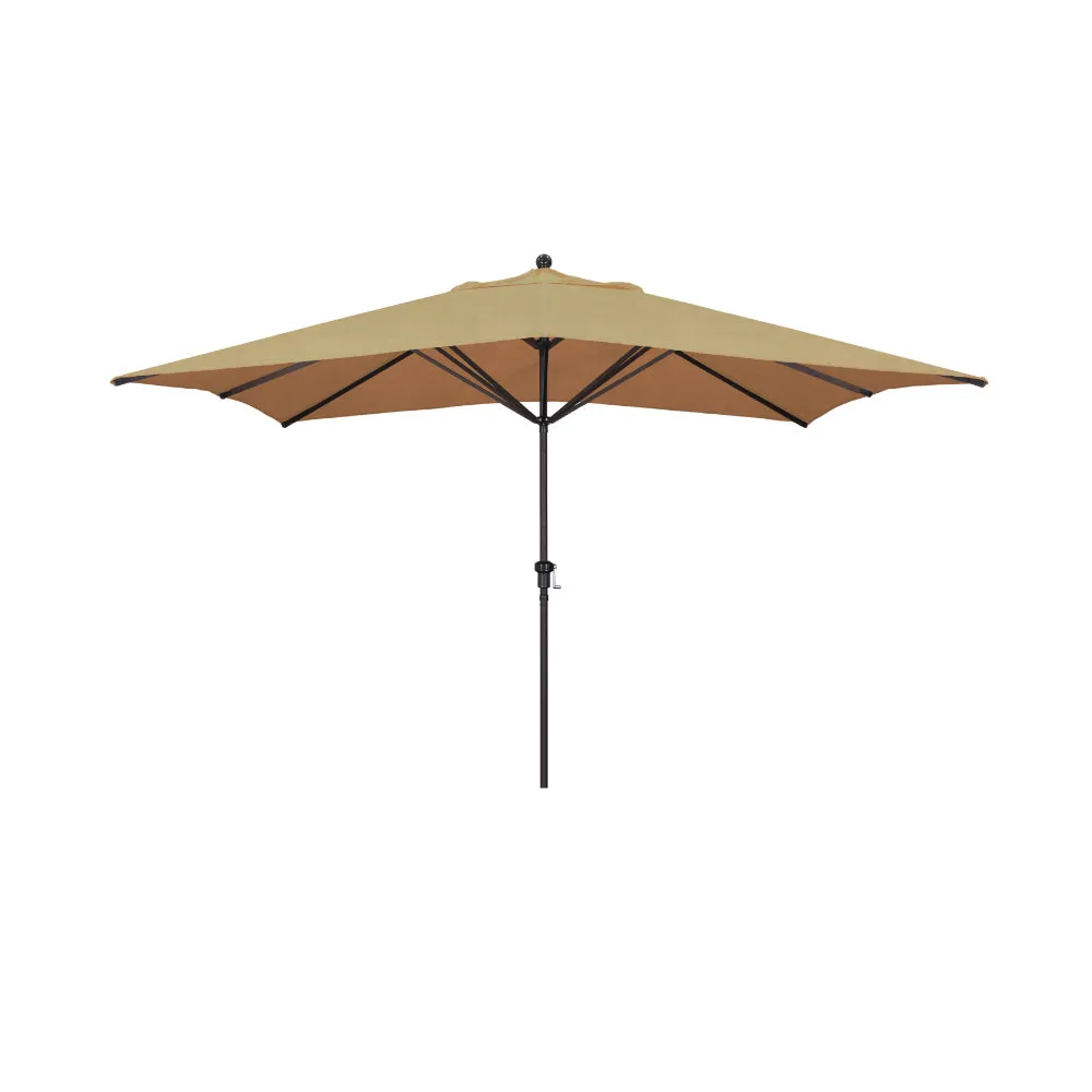 California Umbrella 11' Tahoe Series Patio Umbrella With Bronze Aluminum Pole Aluminum Ribs  Crank Lift With Sunbrella Fabric