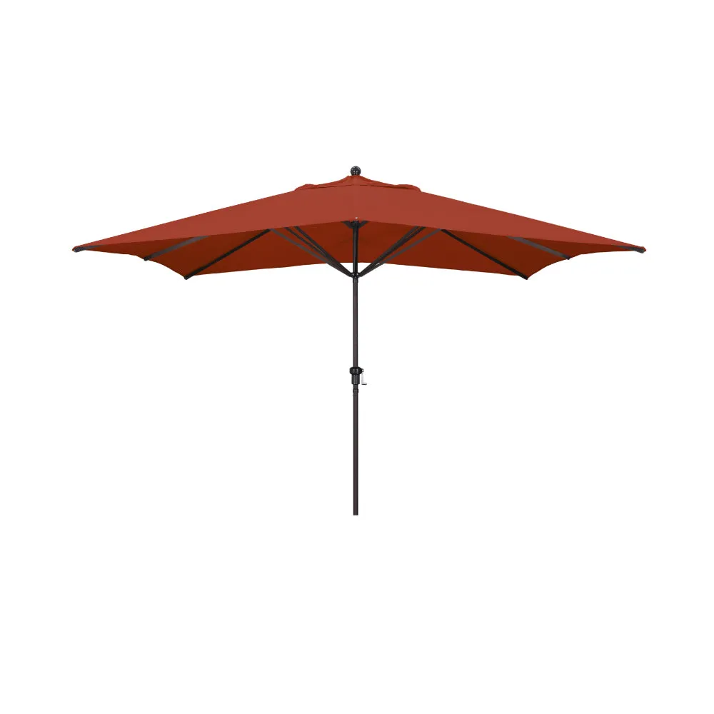 California Umbrella 11' Tahoe Series Patio Umbrella With Bronze Aluminum Pole Aluminum Ribs  Crank Lift With Sunbrella Fabric