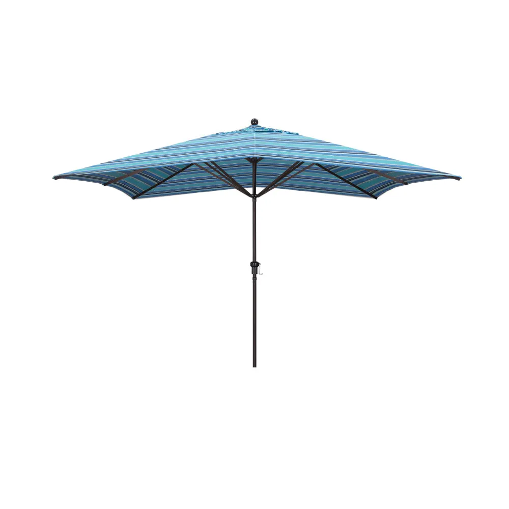 California Umbrella 11' Tahoe Series Patio Umbrella With Bronze Aluminum Pole Aluminum Ribs  Crank Lift With Sunbrella Fabric