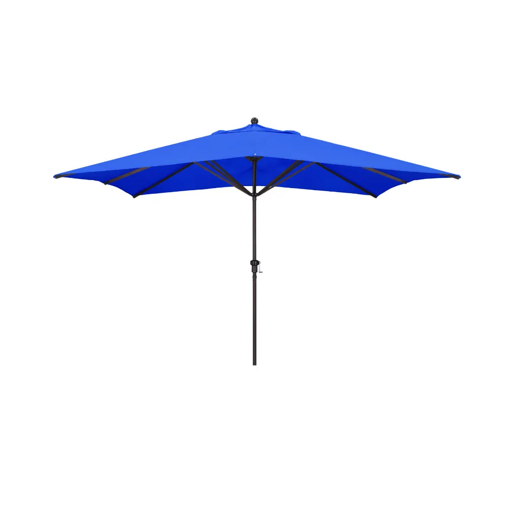 California Umbrella 11' Tahoe Series Patio Umbrella With Bronze Aluminum Pole Aluminum Ribs  Crank Lift With Sunbrella Fabric