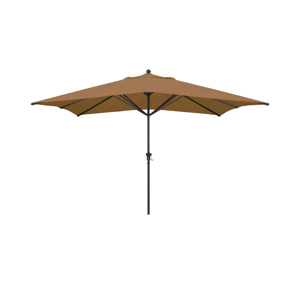 California Umbrella 11' Tahoe Series Patio Umbrella With Bronze Aluminum Pole Aluminum Ribs  Crank Lift With Sunbrella Fabric
