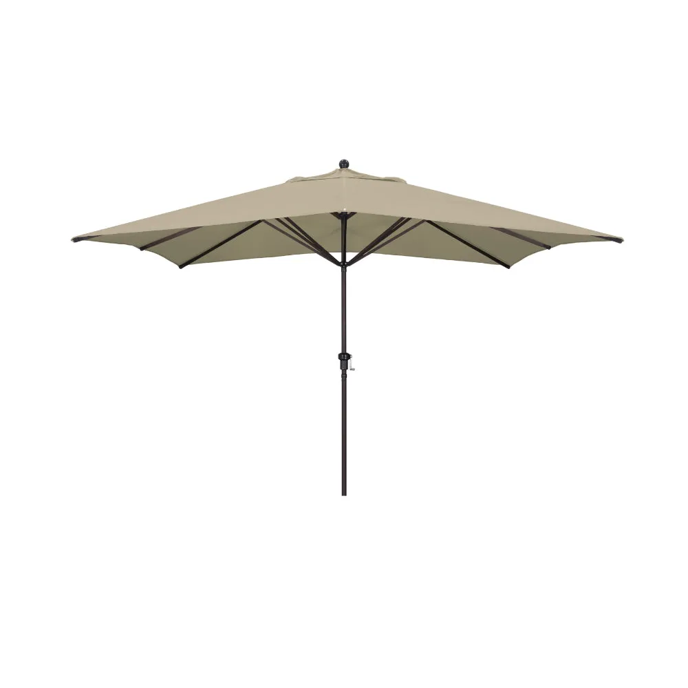 California Umbrella 11' Tahoe Series Patio Umbrella With Bronze Aluminum Pole Aluminum Ribs  Crank Lift With Sunbrella Fabric