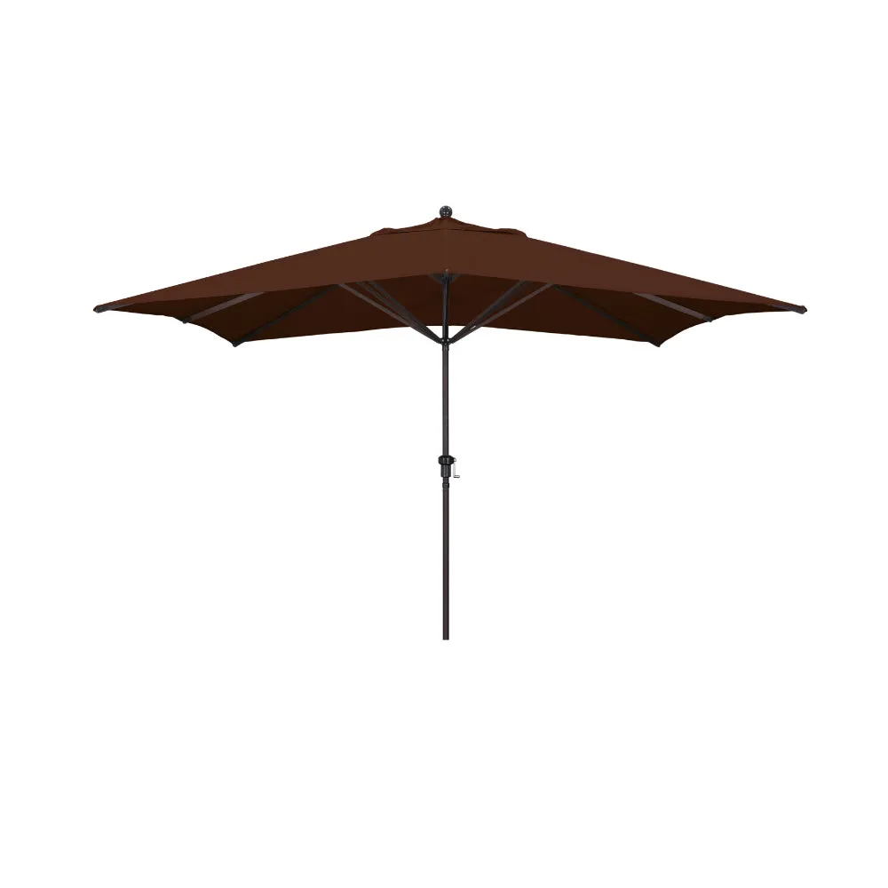 California Umbrella 11' Tahoe Series Patio Umbrella With Bronze Aluminum Pole Aluminum Ribs  Crank Lift With Sunbrella Fabric