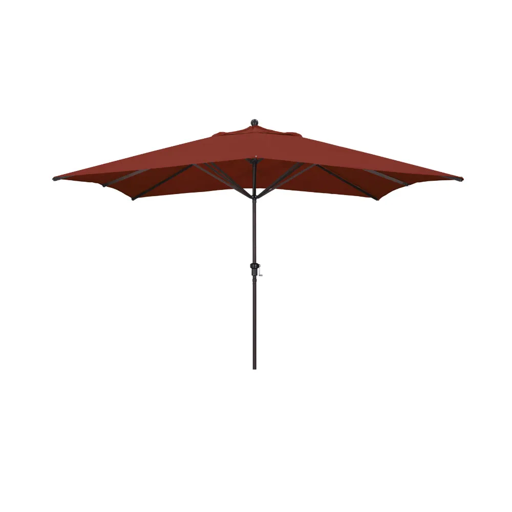 California Umbrella 11' Tahoe Series Patio Umbrella With Bronze Aluminum Pole Aluminum Ribs  Crank Lift With Sunbrella Fabric