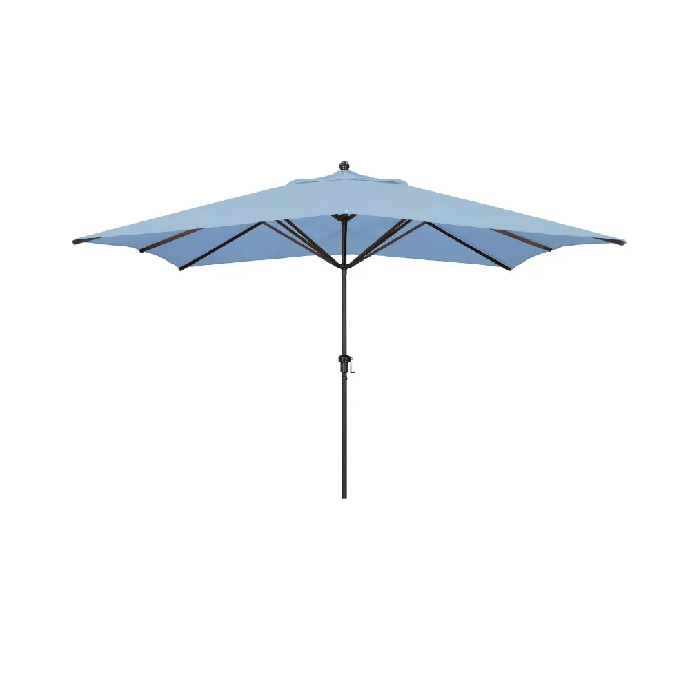 California Umbrella 11' Tahoe Series Patio Umbrella With Bronze Aluminum Pole Aluminum Ribs  Crank Lift With Sunbrella Fabric