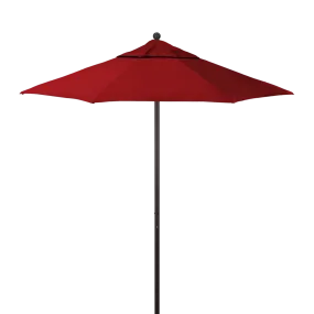 California Umbrella Venture Series 7.5 ft Commercial Patio Umbrella: Robust Aluminum Frame with Push Lift and Fiberglass Ribs