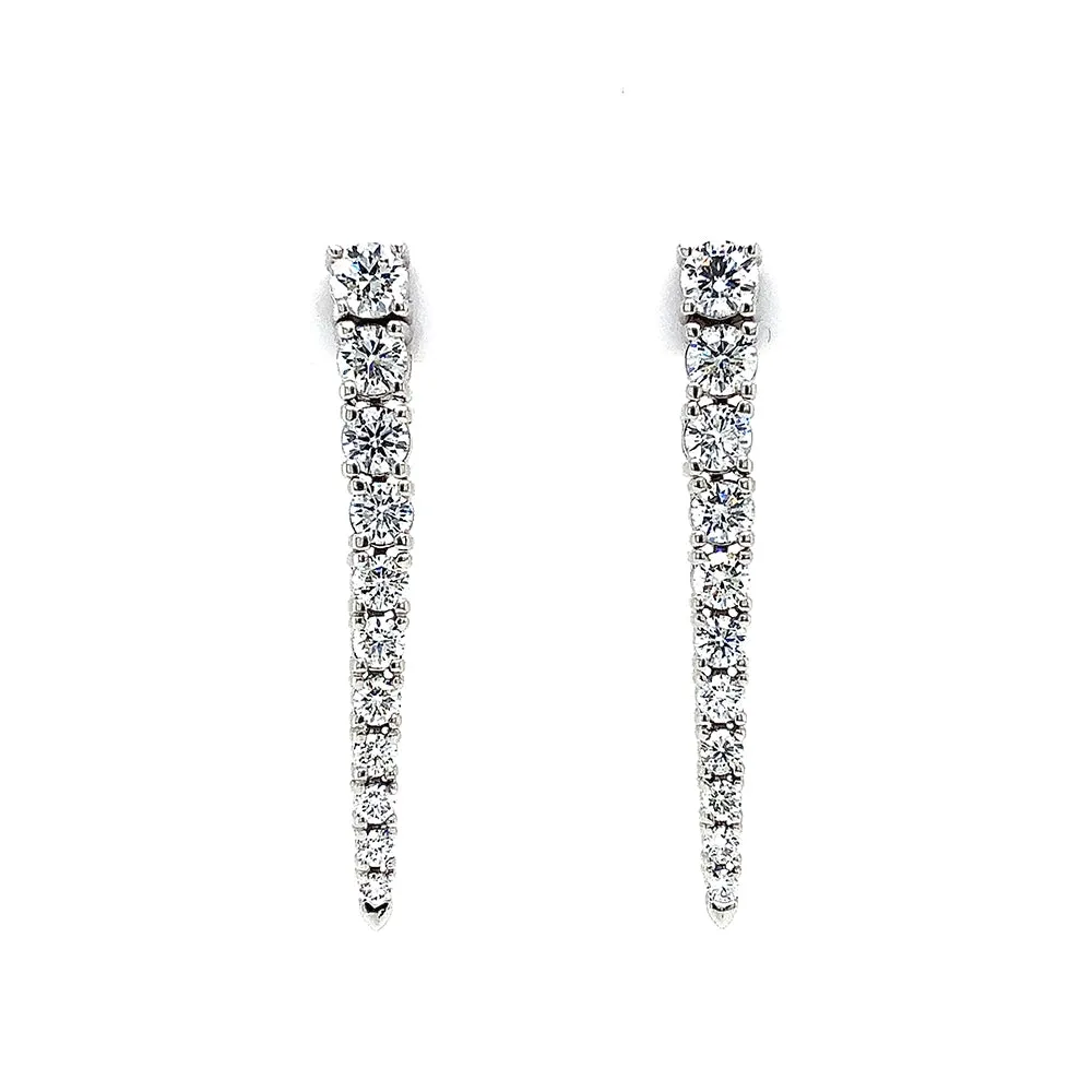 Canadian Diamond Icicle Earrings