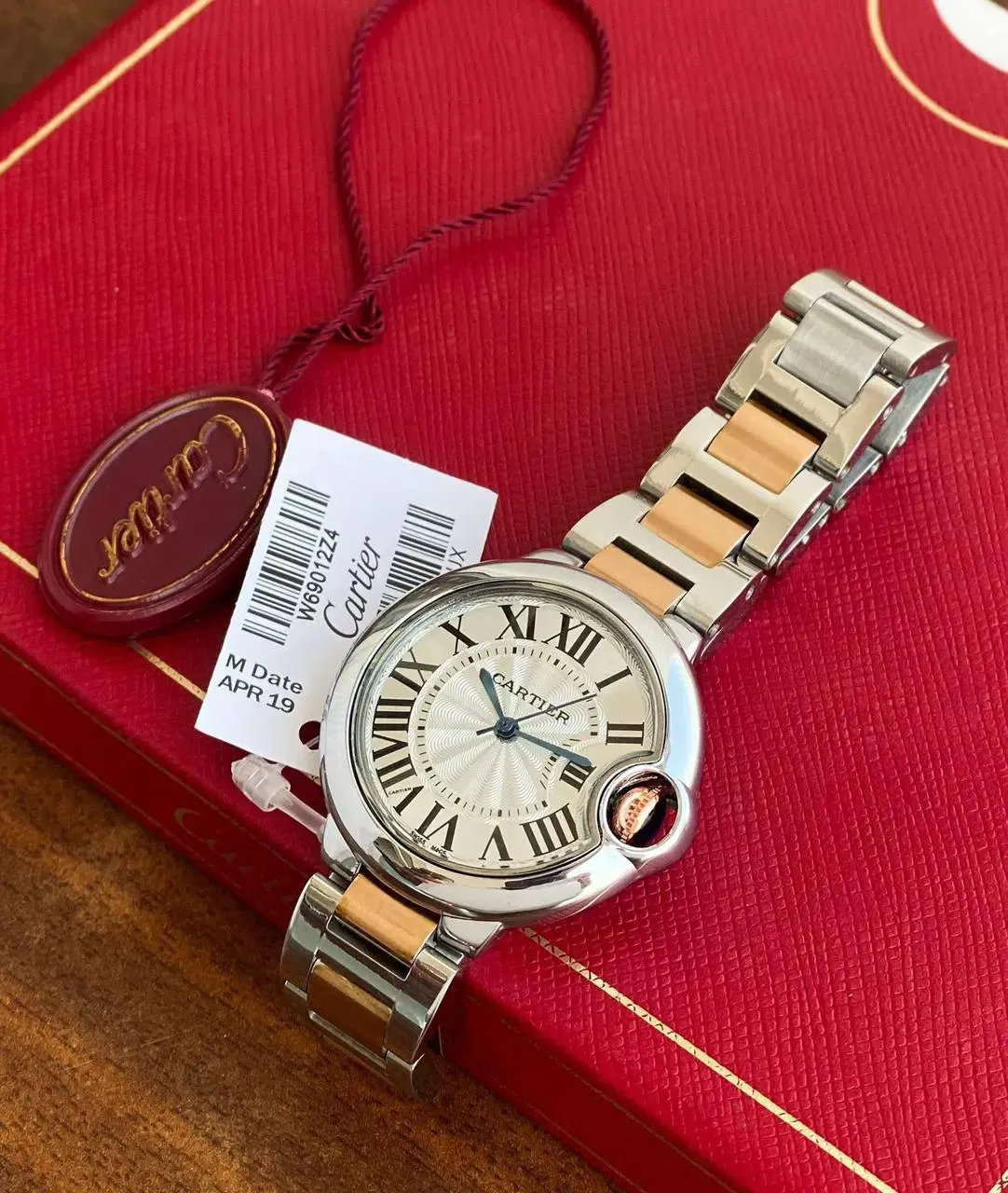 Cartier Ballon Bleu 33mm Women's Watch - Two-Tone Stainless Steel | W69012Z4 | 7AAA Premium Collection
