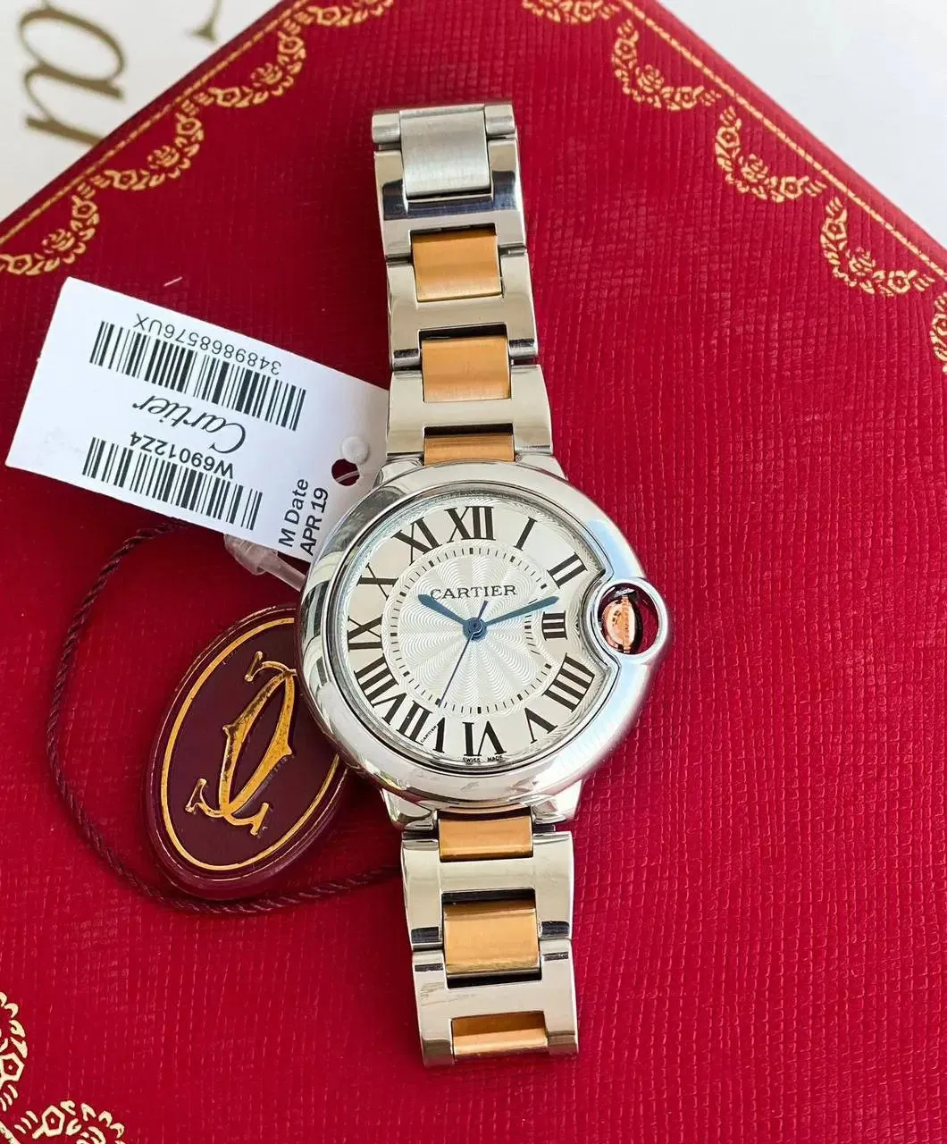 Cartier Ballon Bleu 33mm Women's Watch - Two-Tone Stainless Steel | W69012Z4 | 7AAA Premium Collection