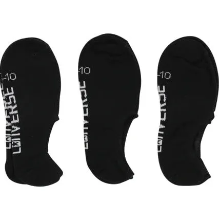 Converse Low Socks Black Pack of 3 Pairs